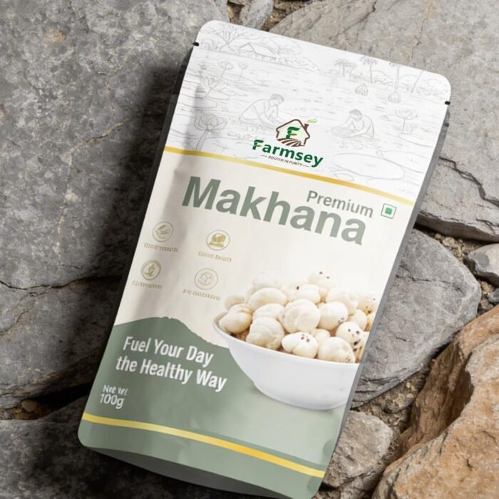 Farmsey Plain Premium Makhana - Image 1