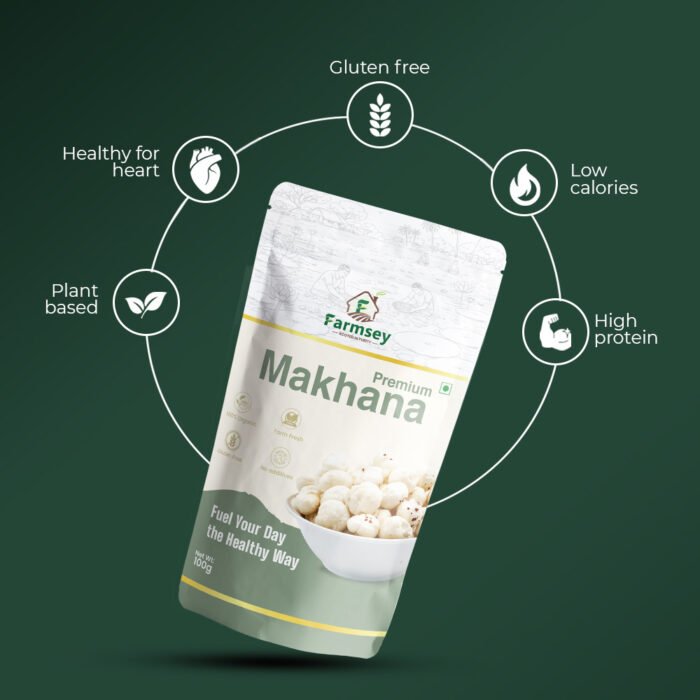 Farmsey Plain Premium Makhana - Image 2